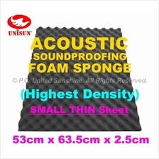 Grade AA ACOUSTIC SoundProofing FOAM SPONGE Small Thin Sheet 53x63.5cm