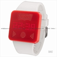 LEVI'S TIME LTH0902 STANDARD touch screen silicone strap red white