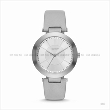 DKNY NY2460 Women's Stanhope Classic Leather Strap Grey