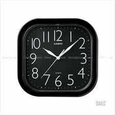 CASIO IQ-02S-1 analogue square wall clock black