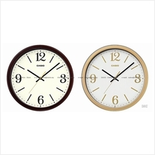 CASIO IQ-71 analog sweep second wooden pattern design wall clock