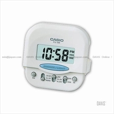 CASIO PQ-30B-7 digital clock wake up timer daily alarm snooze white