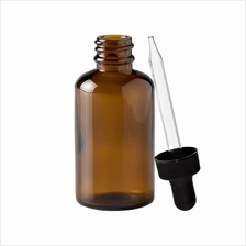 30mL Bottle Round Glass Amber with Dropper