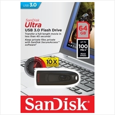 SANDISK 64GB CRUZER 48 ULTRA USB3.0 FLASH DRIVE (SDCZ48-064G-U46) BLK