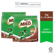 NESTLE MILO 3IN1 ACTIV-GO 18 Sticks 33g x2 packs