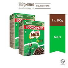 NESTLE MILO Breakfast Cereal Econopack 500g x2 boxes