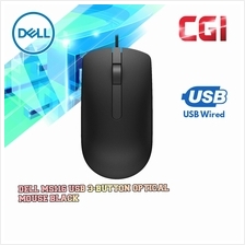 Dell MS116 USB 3-Button Optical Mouse Black