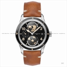 MONTBLANC 119286 Men's 1858 Geosphere Automatic World Time Leather