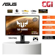 Asus 27 &quot; VG27AQ 165Hz WQHD HDR10  IPS TUF Gaming Monitor