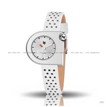 LIP Watch 671112 Women's Mach 2000 Mini Leather White Made in France