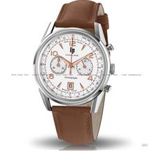 LIP Watch 671594 Men Himalaya Chronograph Leather Brown Made in France