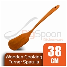 BIGSPOON 38cm Wooden Cooking Turner Spatula for Non-Stick Pan 6308B