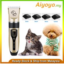 Electric Grooming Kit Animal Pet Cat Dog Hair Cut Trimmer Clipper Shaver Set K