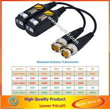 CCTV Passive Video BALUN HD 2MP / 8MP For TVI AHD CVI HD - 1 Pair