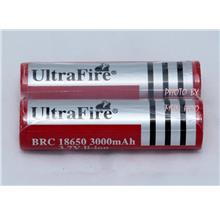2pieces ORIGINAL UltraFire BRC18650 3000mAh 3.7V lithium-ion Protected