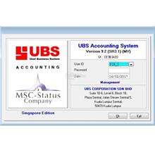UBS ACCOUTING 9.2 SINGAPORE EDITION USB DONGLE