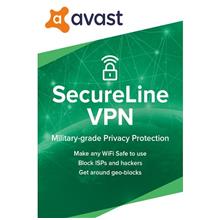 Avast Secureline VPN 2022 - 1 Year 5 PC Device  - Windows 7 8 10 Pro