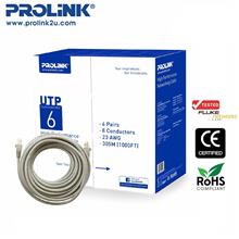 PROLiNK CAT6 UTP Network Ethernet Cable 305 Meters HCCA Fluke Tested)