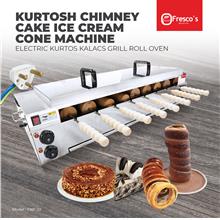 Kurtosh Chimney Cake Ice Cream Cone Machine Electric Kurtos Kalacs
