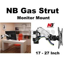 NB F150 17 to 27 Inch Gas Strut Monitor TV Wall Bracket Mount 1908.1