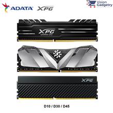 ADATA XPG DDR4 U-Dimm RAM Memory D10 D30 D45 8GB 16GB Gammix Desktop
