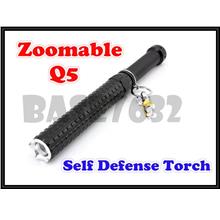Zoomable Self Defense Q5 Led Torch Light Defence Flashlight 1389.1 