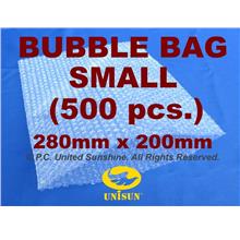 x 500 pcs. SMALL BUBBLE WRAP BAG 280mm x 200mm A4 FREE SHIPPING PROMO