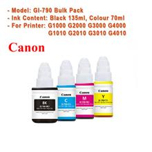 Original GENUINE CANON GI-790 GI790 INK G1010 G2010 G3010 Bulk Pack