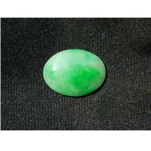 Superb imperial quality big green jade cabochon - 12.0CT - JD164