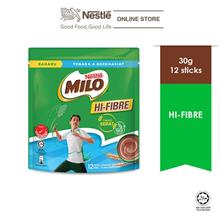 MILO ACTIV-GO Hi-Fibre 12 Sticks, 30g Each)