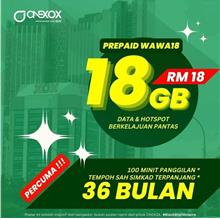 ONEXOX Prepaid WAWA18