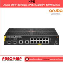 HPE Aruba 6100 12G Class4 PoE 2G/2SFP+ 139W Switch (JL679A)