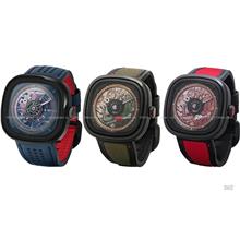 SEVENFRIDAY T-Series T3 GREEN RED TIGER Square Automatic 45.6 mmx45mm