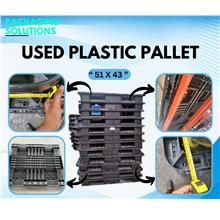 Used Light Duty Plastic Pallet - 51&quot; X 43&quot;