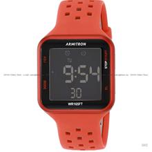 ARMITRON 40-8417RED Unisex Digital Sports Chronograph Square 38mm Red