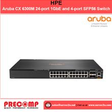 HPE Aruba CX 6300M 24-port 1GbE and 4-port SFP56 Switch (JL664A)
