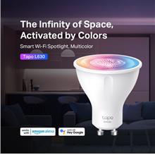 TP-Link Tapo L630 Smart Wi-Fi Spotlight (Multicolor), Dimmable