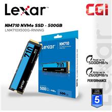 Lexar NM710 500GB M.2 2280 PCIe Gen4x4 NVMe SSD - LNM710X500G-RNNNG