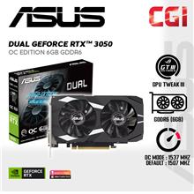 ASUS Dual GeForce RTX™ 3050 OC Edition 6GB GDDR6 2nd Gen