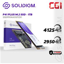 Solidigm P41 Plus 1TB M.2 2280 PCIe 4.0 NVMe Gen4