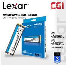 Lexar 500GB NM610 PRO M.2 2280 PCIe Gen3x4 NVMe SSD