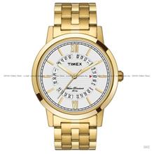 TIMEX TW000T125 Classics Analog Date 39mm SS Bracelet Silver Gold