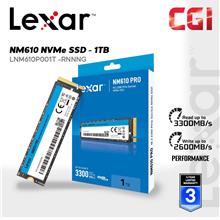 Lexar 1TB NM610PRO M.2 2280 PCIe Gen3x4 NVMe SSD - LNM610P001T