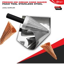 Fresco Ice Cream Cone Maker Foam Tool Stainless Steel