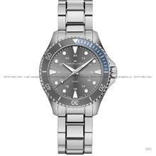 HAMILTON H82211181 KHAKI NAVY SCUBA Quartz 37mm SS Bracelet Grey
