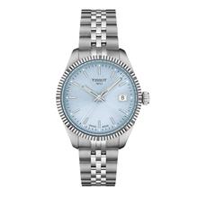 TISSOT T156.210.11.351.00 BALLADE Date Quartz 34mm Bracelet Ice Blue