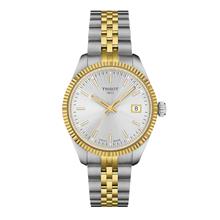 TISSOT T156.210.22.031.00 BALLADE Date Quartz 34mm Bracelet SilverGold