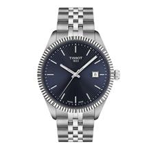 TISSOT T156.410.11.041.00 BALLADE Date Quartz 40mm SS Bracelet Blue