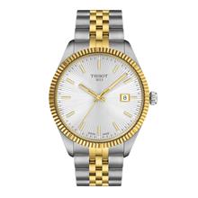 TISSOT T156.410.22.031.00 BALLADE Date Quartz 40mm Bracelet SilverGold