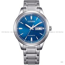 CITIZEN NY4058-79L Day Date Automatic 40mm SS Bracelet Blue